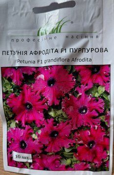 Петунія Афродіта F1 пурпурова, 10 шт PN5410 фото