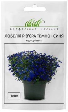 Лобелія кущова Рів"єра темно-синя, 10 шт PN0570 фото